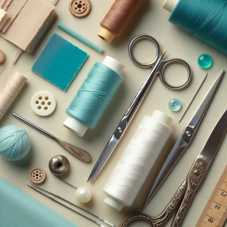 принадлежности для шитья, инструменты