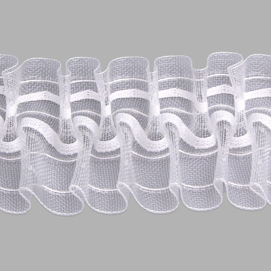 Тесьма шторная арт.605-0 шир.60 мм